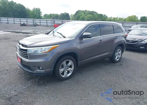 2015 Toyota Highlander Limited V6 from USA, damaged, VIN 5TDYKRFH0FS115864